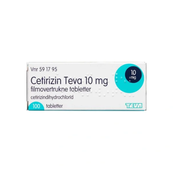 Cetirizin Teva 10 mg - 100 stk