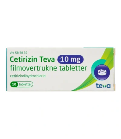 Cetirizin Teva 10 mg - 10 stk