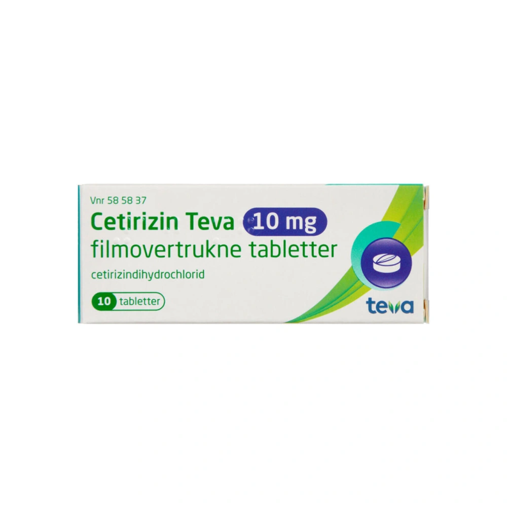 Cetirizin Teva 10 mg - 10 stk