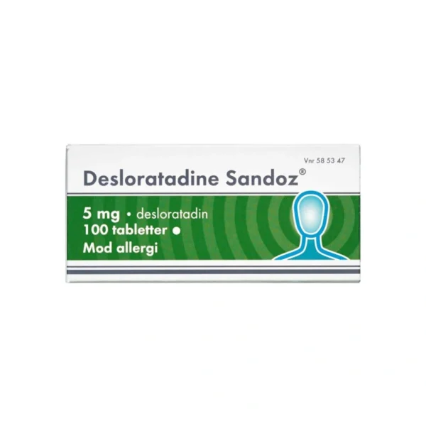 Desloratadine Sandoz tabletter 5 mg - 100 stk