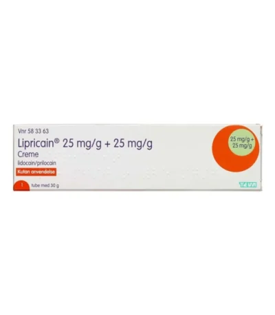 Lipricain Creme 25+25 mg/g - 30 g