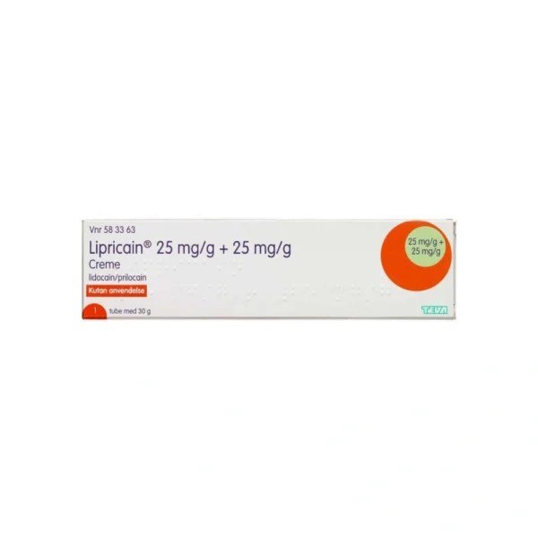 Lipricain Creme 25+25 mg/g - 30 g