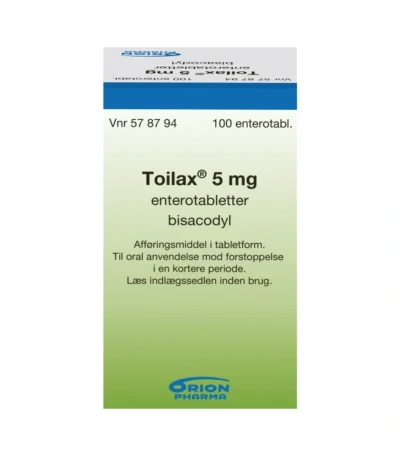 Toilax Enterotabletter 5 mg - 100 stk