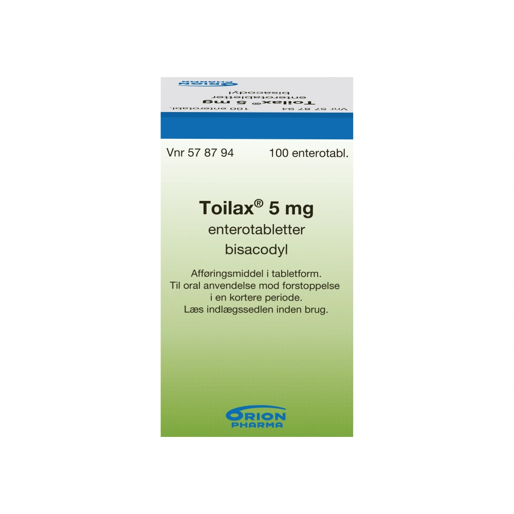 Toilax Enterotabletter 5 mg - 100 stk