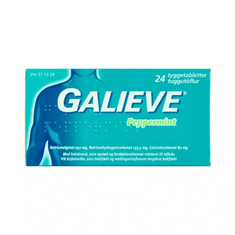 Galieve Peppermint tyggetabletter - 24 stk