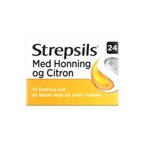 Strepsils Honning & Citron 0,6+1,2 mg – 24 stk Sugetabletter