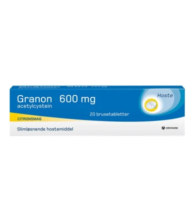 Granon 600 mg - 20 brusetabletter