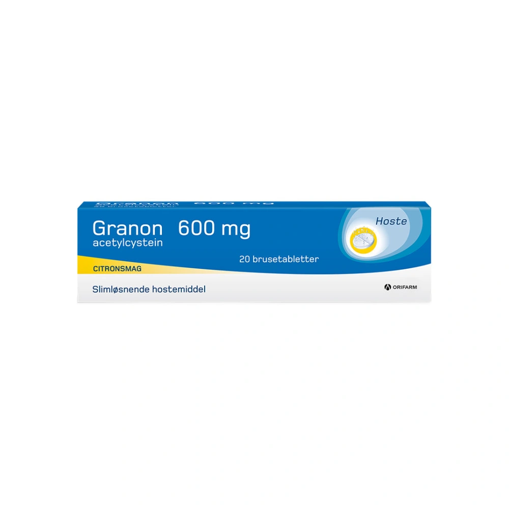 Granon 600 mg - 20 brusetabletter