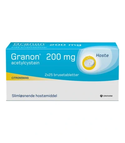 Granon 200 mg - 50 brusetabletter