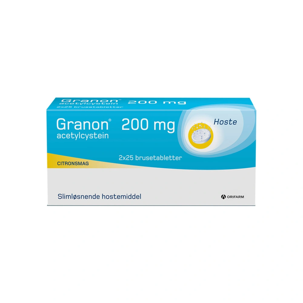 Granon 200 mg - 50 brusetabletter