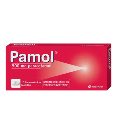 Pamol 500 mg - 10 tabletter
