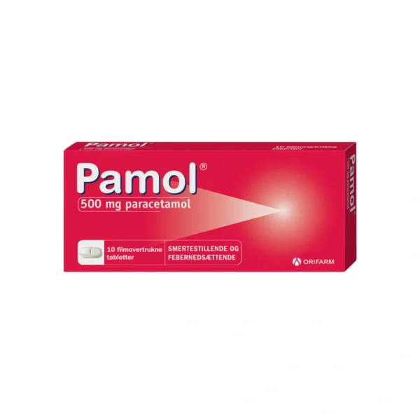 Pamol 500 mg - 10 tabletter