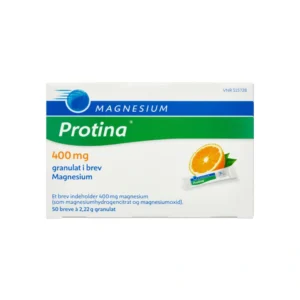 Protina Magnesium “Protina” 400 mg – 50 stk Granulat i brev