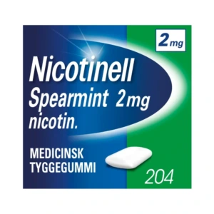 Nicotinell Spearmint 2 mg tyggegummi - 204 stk
