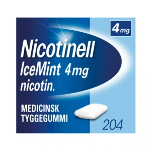 Nicotinell IceMint 4 mg tyggegummi - 204 stk