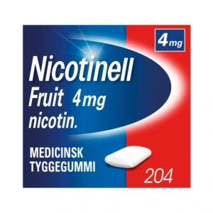 Nicotinell Fruit 4 mg tyggegummi- 204 stk