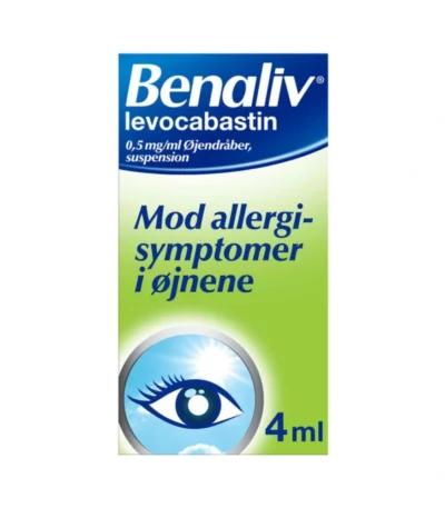 Benaliv Øjendråber 0,5 mg/ml – 4 ml