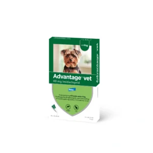 Advantage Vet. til hund 100 mg/ml 0-4 kg - 1,6 ml