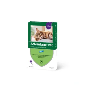 Advantage Vet. til kat 100 mg/ml 4-8 kg - 3,2 ml