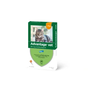 Advantage Vet. til kat 100 mg/ml 0-4 kg - 1,6 ml
