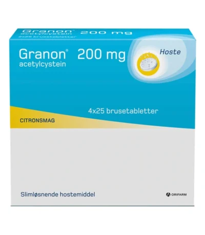 Granon 200 mg - 100 brusetabletter