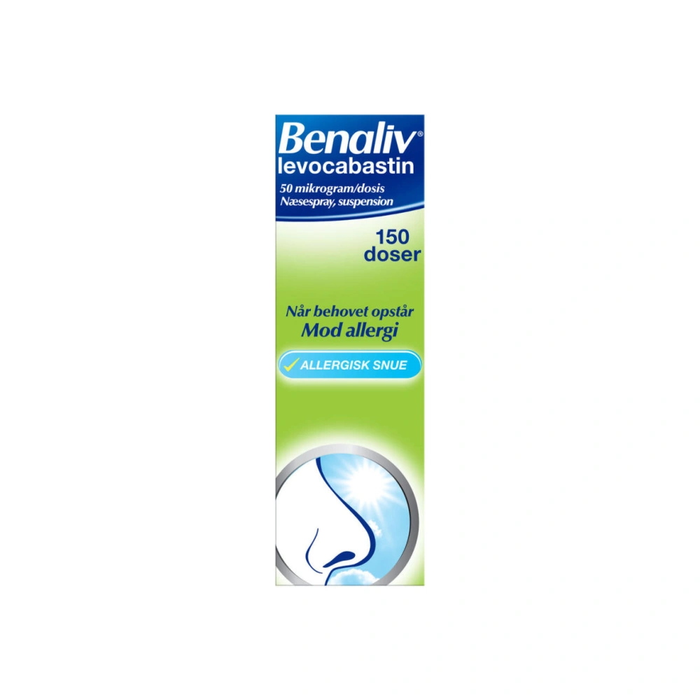 Benaliv Næsespray 50 mikg - 150 doser