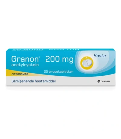 Granon 200 mg - 20 brusetabletter