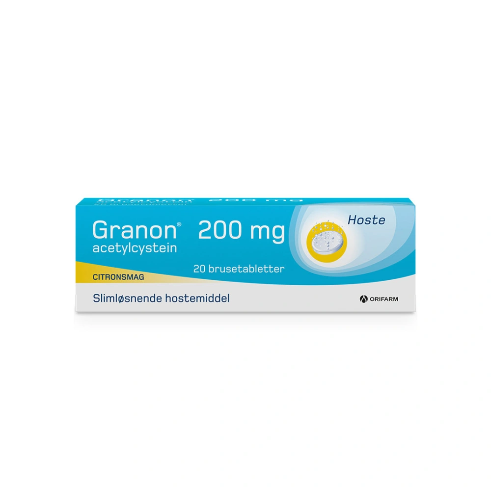 Granon 200 mg - 20 brusetabletter