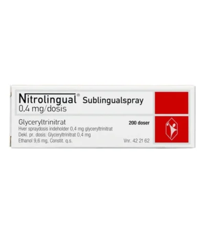 Nitrolingual mundspray 0,4 mg/dosis - 200 doser