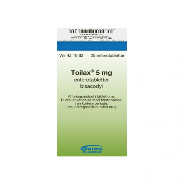 Toilax Enterotabletter 5 mg - 25 stk