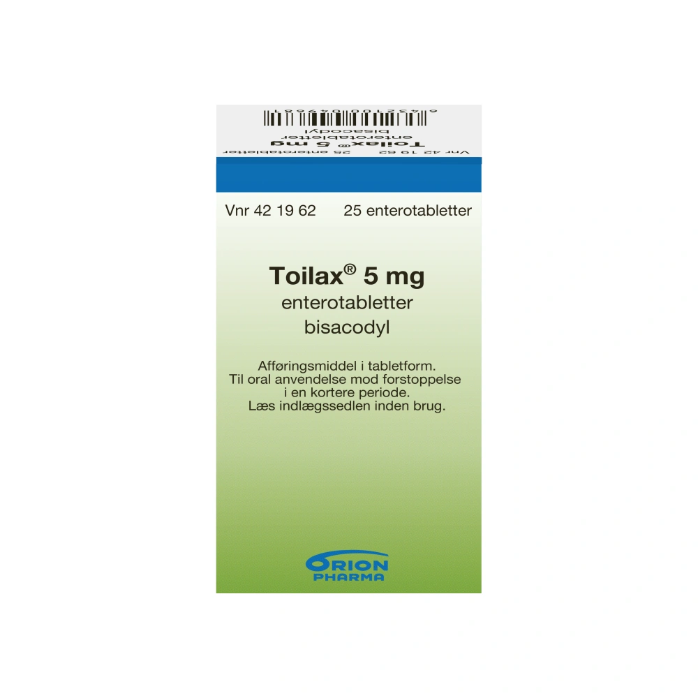 Toilax Enterotabletter 5 mg - 25 stk