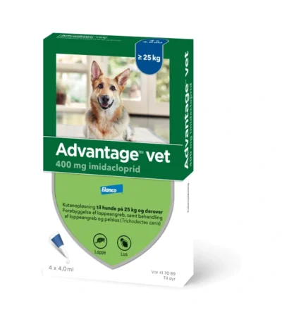 Advantage Vet. til hund 100 mg/ml 25-40 kg - 16 ml
