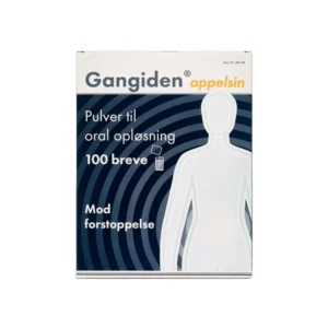 Gangiden Kaliumchlorid – 100 stk Pulver til oral opløsning