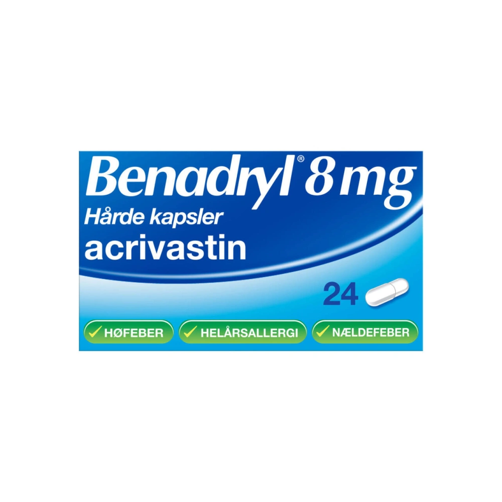 Benadryl 8 mg - 24 Kaps