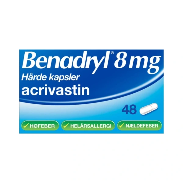 Benadryl 8 mg – 48 Kaps