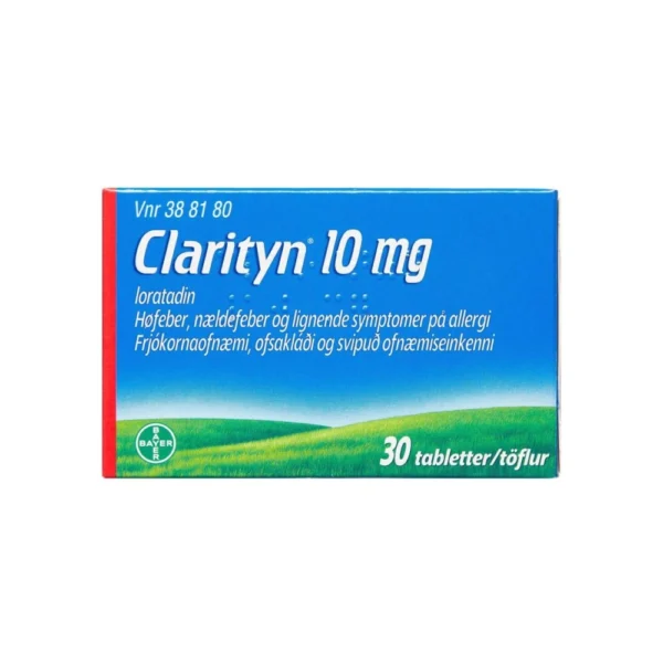 Clarityn 10 mg - 30 tabletter