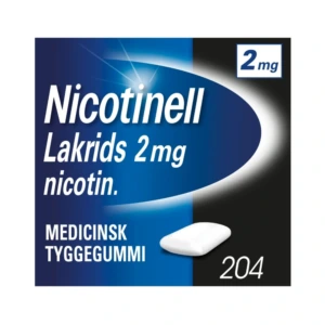 Nicotinell Lakrids 2 mg tyggegummi - 204 stk