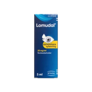 Lomudal Øjendråber 20 mg/ml - 5 ml