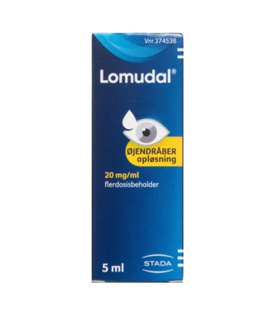 Lomudal Øjendråber 20 mg/ml - 5 ml