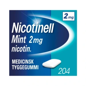 Nicotinell Mint 2 mg tyggegummi - 204 stk