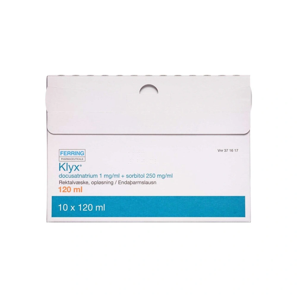 Klyx Rektalvæske 1 + 250 mg/ml - 1200 ml