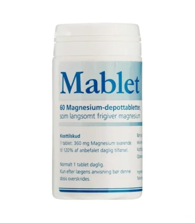 Mablet Depottabletter Magnesium - 60 stk