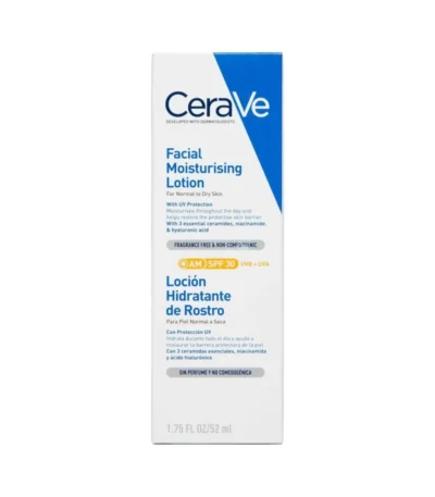 CeraVe Fugtgivende Ansigtscreme SPF 30 – 52 ml
