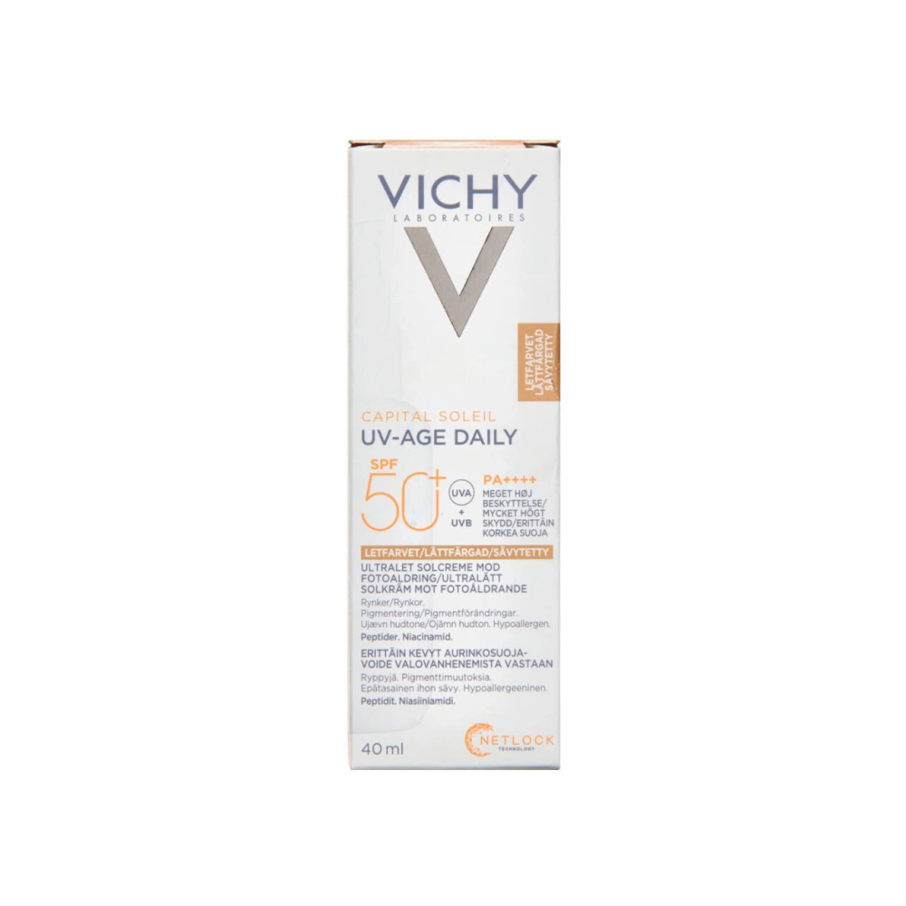 Vichy Capital Soleil UV-Age Solcreme Til Ansigt SPF50+ - 40 ml