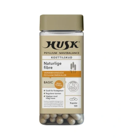 HUSK Psyllium Mavebalance - 120 stk