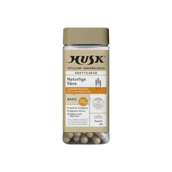 HUSK Psyllium Mavebalance - 120 stk