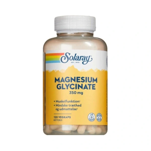 Solaray Magnesium Glycinate – 120 kapsler