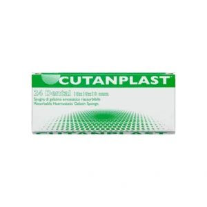 Mediq Danmark Cutanplast Dental Hæmostatisk Gelatine Svamp Steril – 24 stk