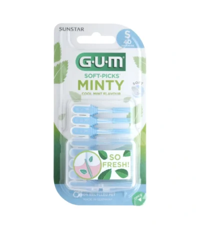 GUM SOFT-PICKS MINTY Small – 40 stk