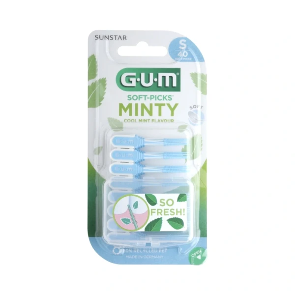 GUM SOFT-PICKS MINTY Small – 40 stk